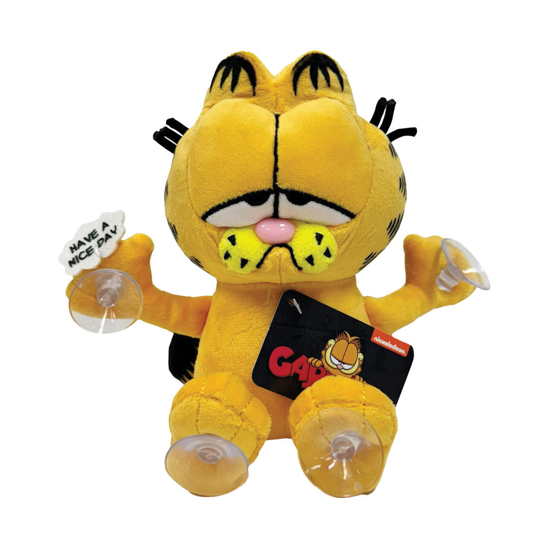 Garfield plush with suction cups discount