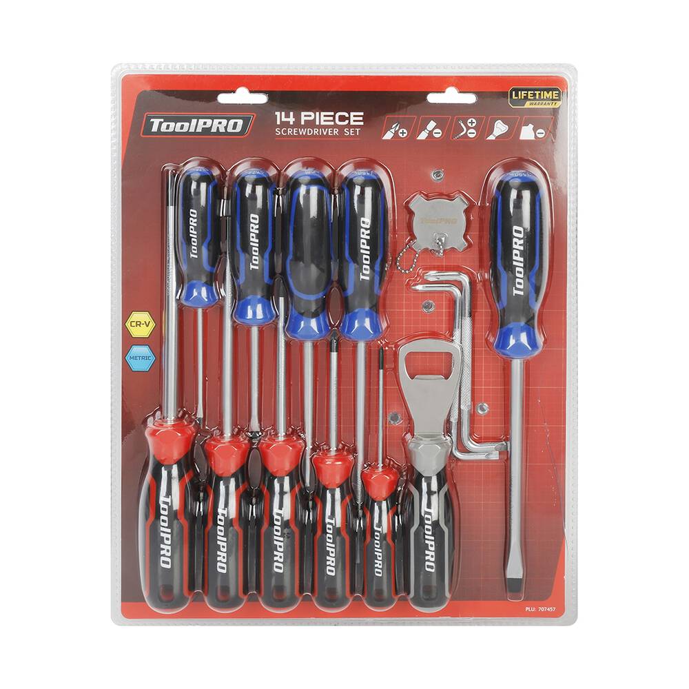 Tool Pro Set ToolPRO Screwdriver 14 Piece Set | Supercheap Auto