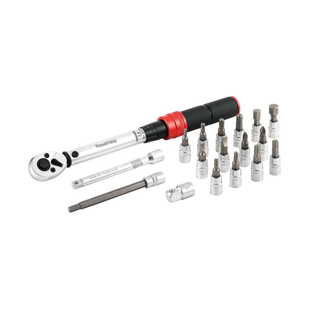 ToolPRO Bicycle Torque Wrench Kit 1/4