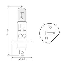 SCA Headlight Globe - H1 12V 55W, , scaau_hi-res