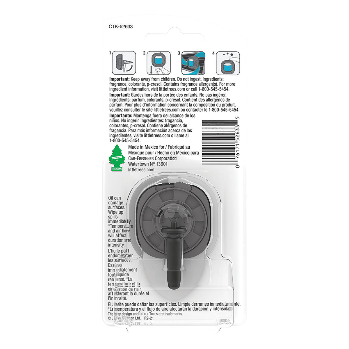 Little Trees Vent Air Freshener - New Car, 3mL, , scaau_hi-res