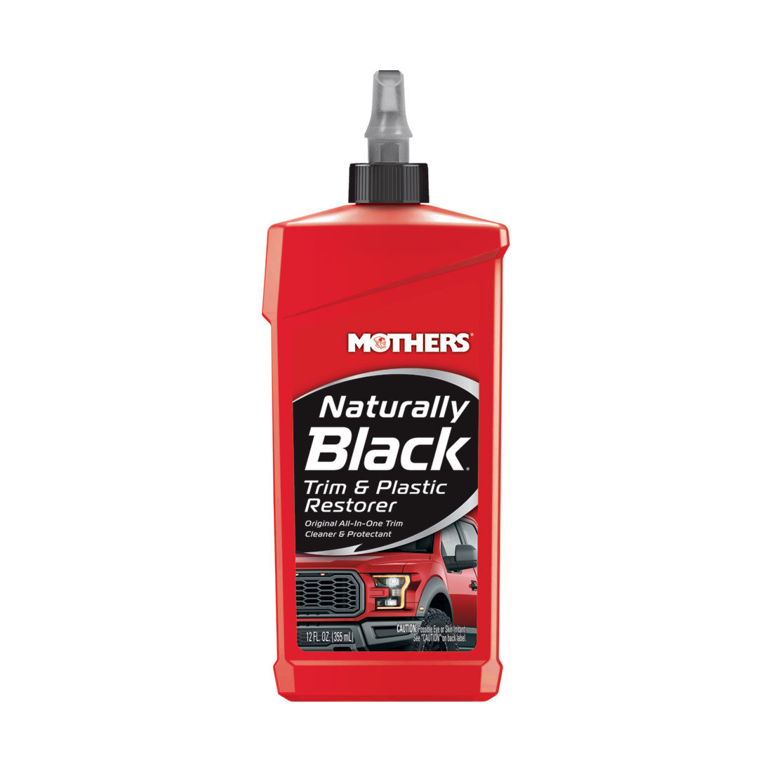 Mothers Naturally Black Trim & Plastic Restorer 355mL, , scaau_hi-res