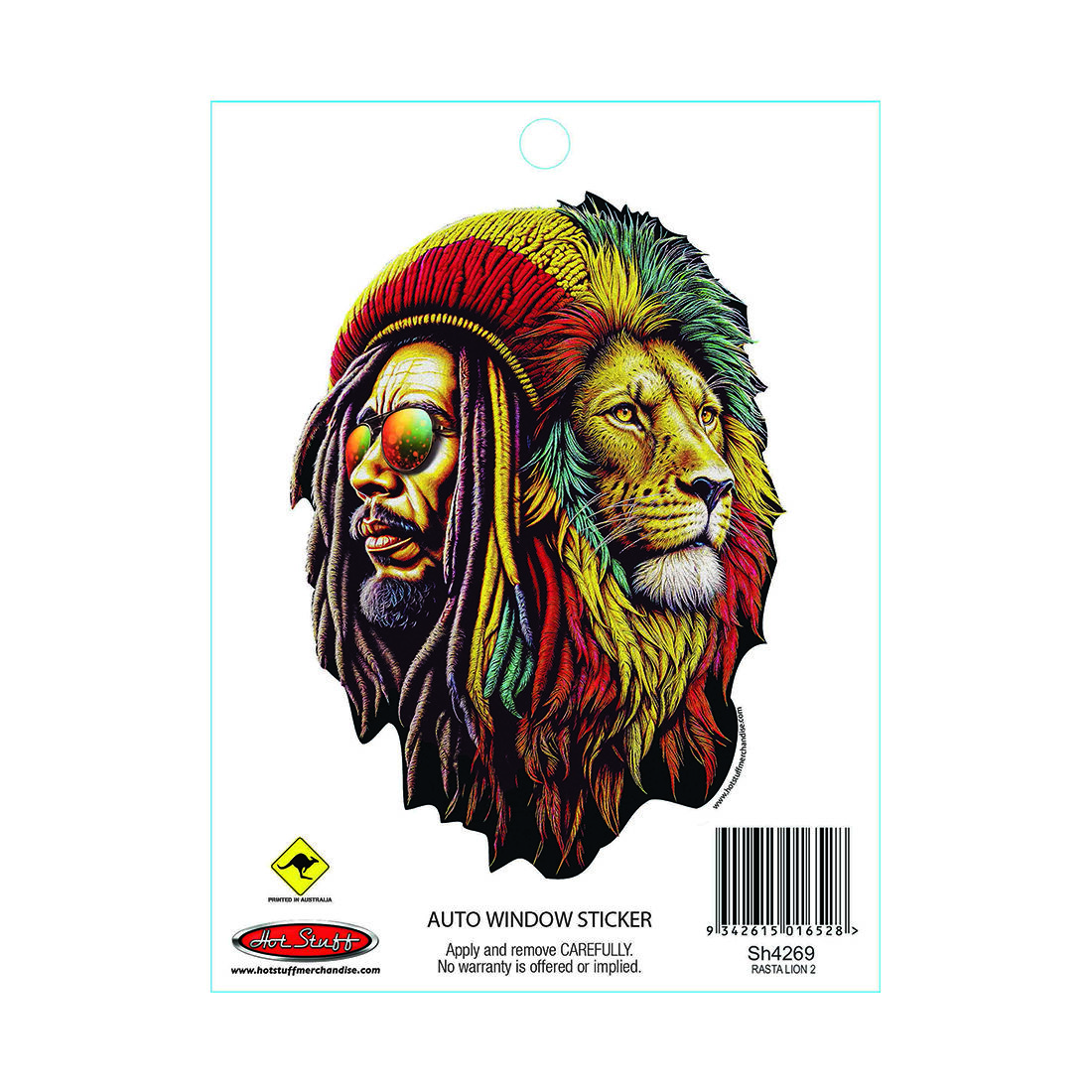 Sticker Rasta Lion 2 | Supercheap Auto