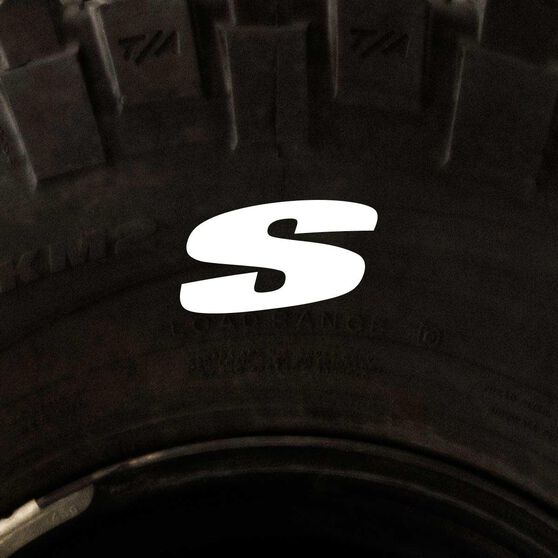 Tire Stickers - Letter S, , scaau_hi-res