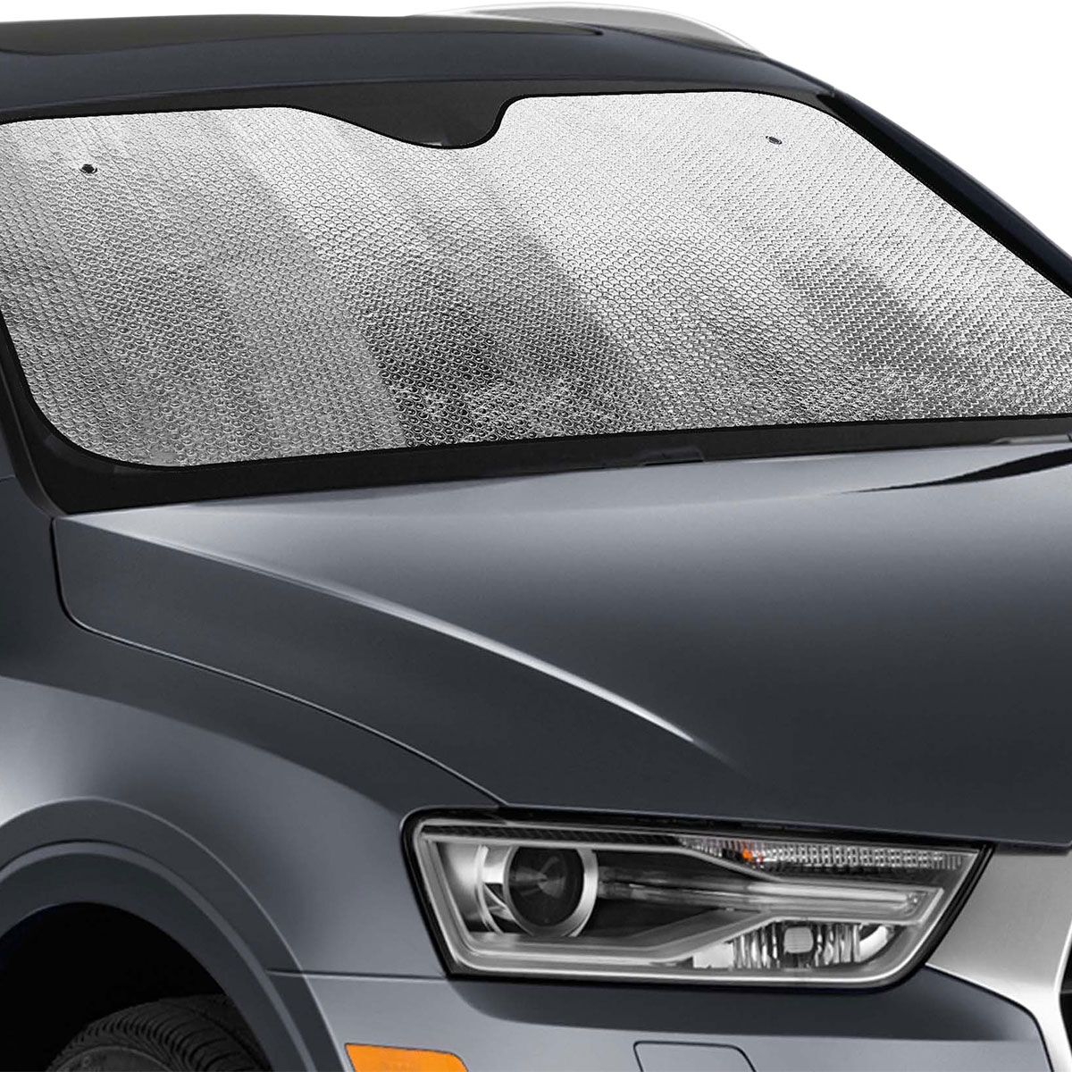 SCA Accordion Bubble Sunshade Silver Front Small, , scaau_hi-res