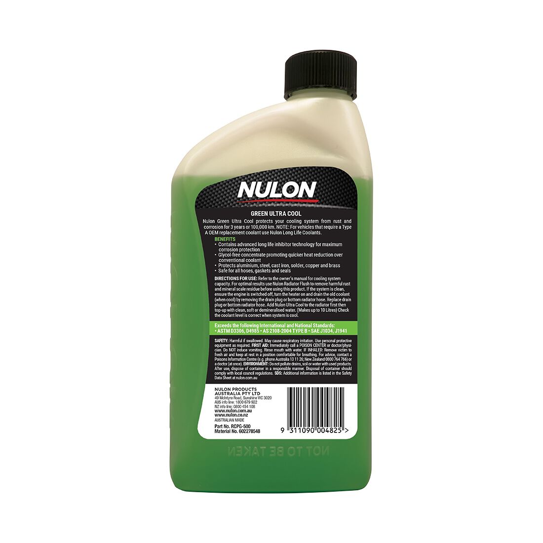 Nulon Corrosion Protector - Green, 500mL, , scaau_hi-res
