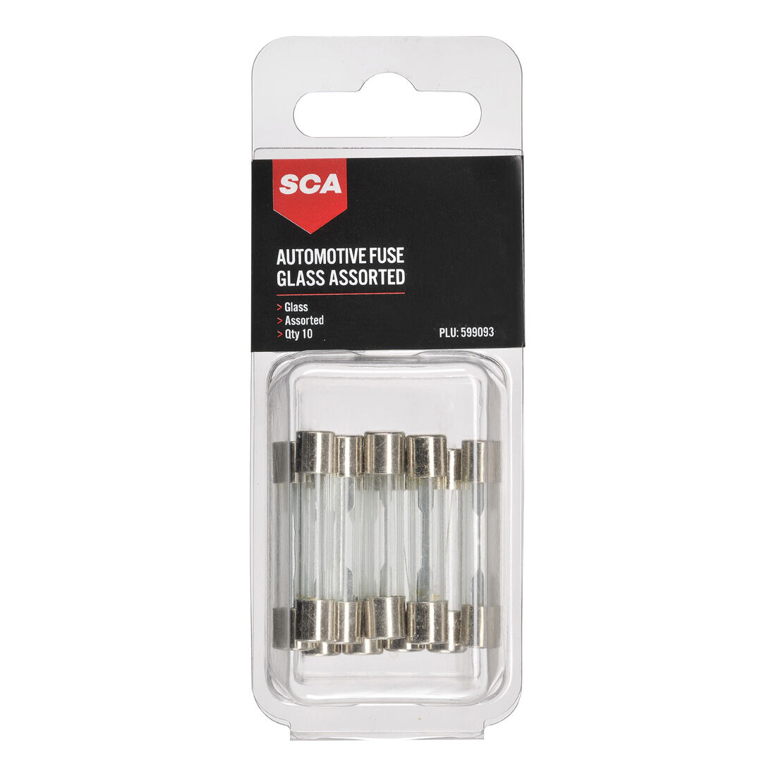SCA Automotive Fuses - Glass Assorted, 10 Pack, , scaau_hi-res