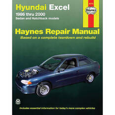 Haynes Car Manual For Hyundai Excel 1986-2000 - 43725, , scaau_hi-res
