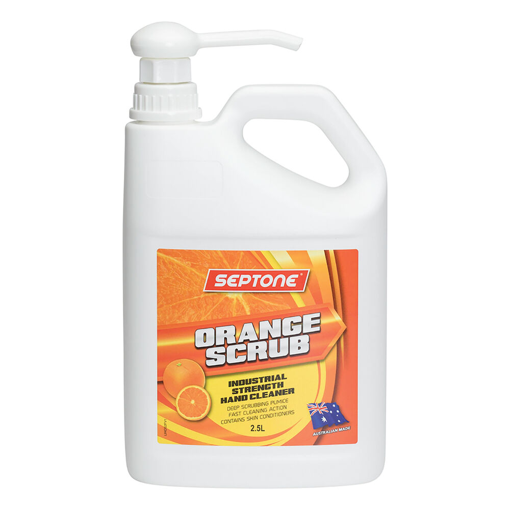 Septone Orange Scrub Hand Cleaner 2.5 Litre Supercheap Auto
