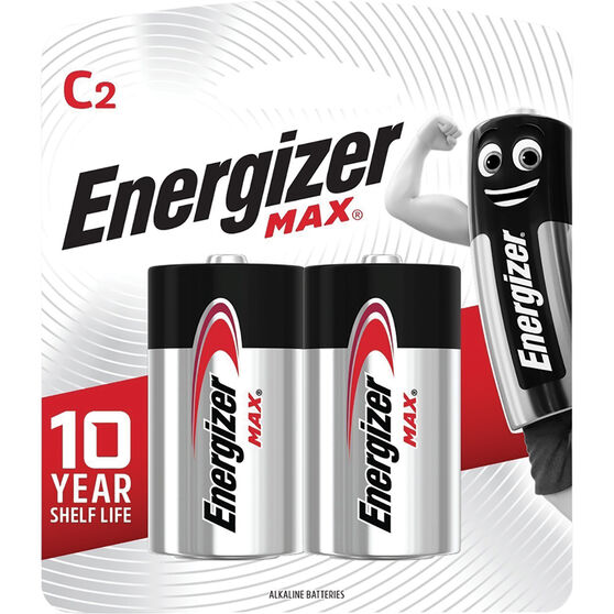 Energizer C Max Batteries 2 Pack, , scaau_hi-res