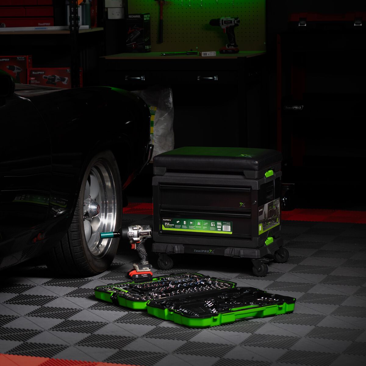 ToolPRO-X Metal Modular Storage System - 2 in 1 Dolly & Mounting Base, , scaau_hi-res