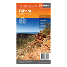 Hema Pilbara And Coral Coast Map (9th Edition), , scaau_hi-res