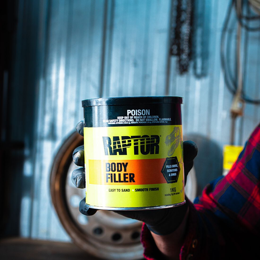 Raptor Lightweight Body Filler 1KG, , scaau_hi-res