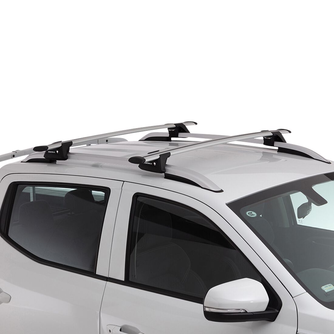 Yakima Thru Bar 135cm Silver Roof Rack Pair - S17Y, , scaau_hi-res
