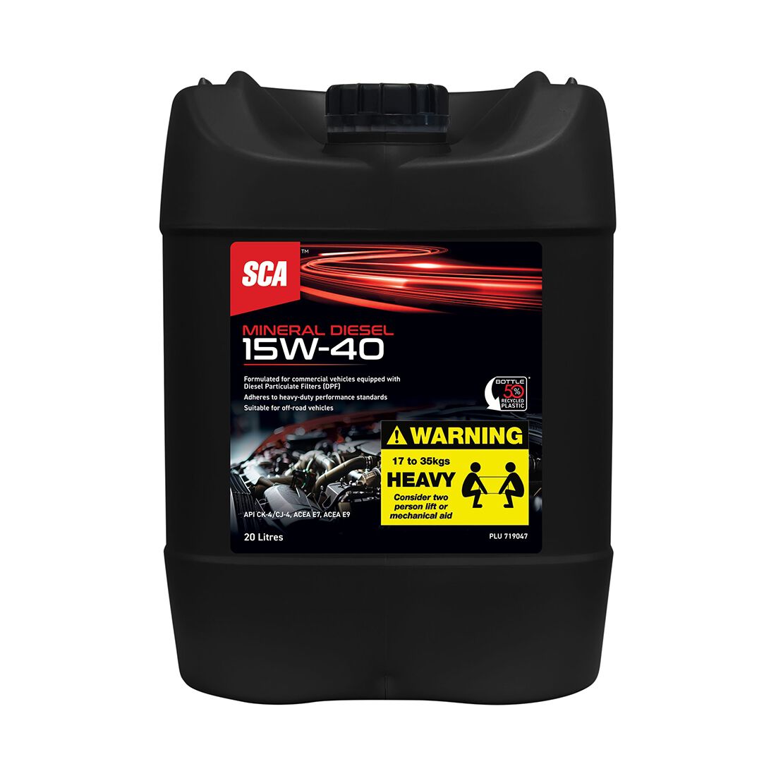 SCA Mineral Diesel Engine Oil 15W-40 20 Litre, , scaau_hi-res