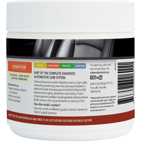 Oakwood Leather Care Hydrating Cream - 350mL, , scaau_hi-res