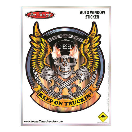 Hot Stuff Sticker Keep On Truckin, , scaau_hi-res