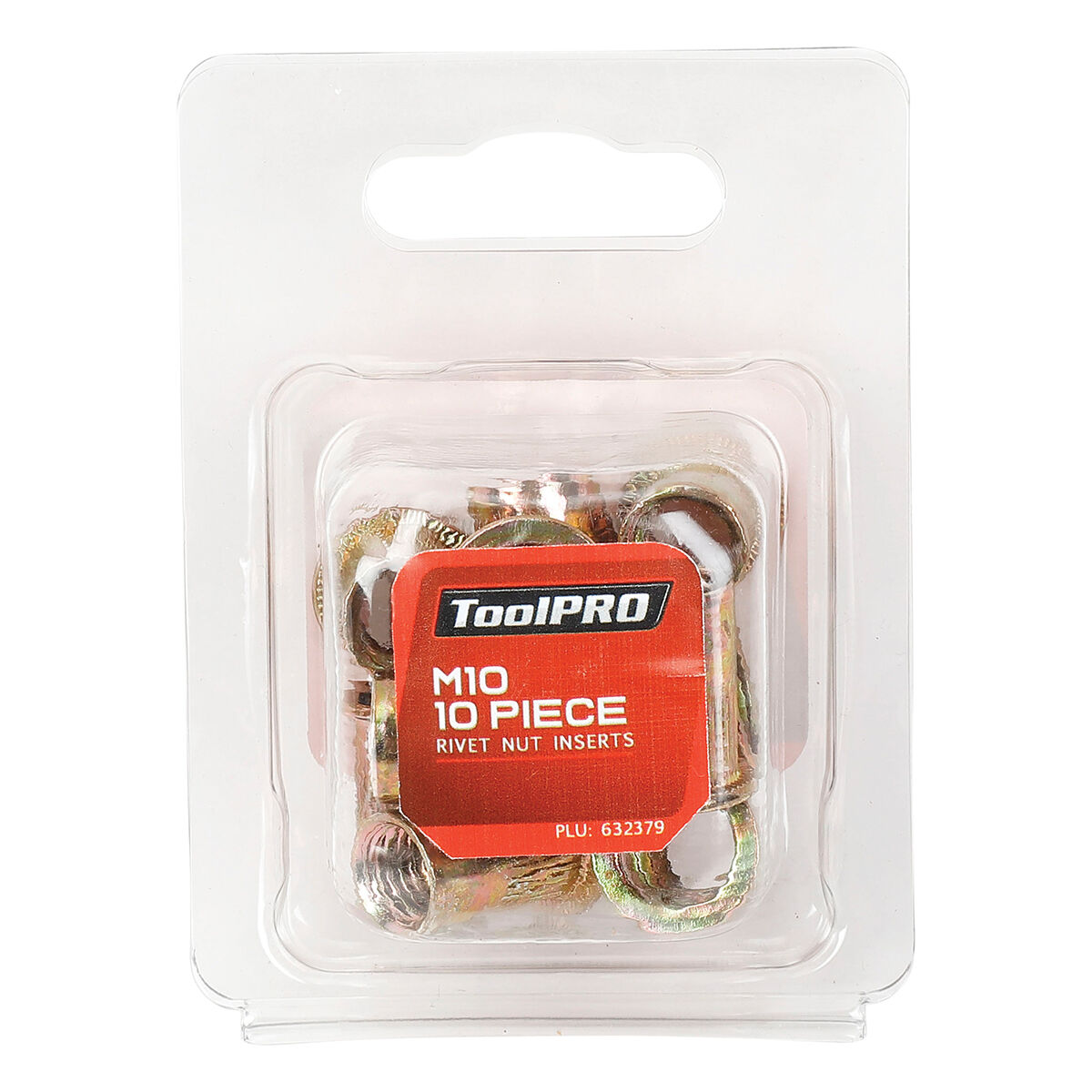 ToolPRO Rivet Nut Inserts M10 10 Piece, , scaau_hi-res