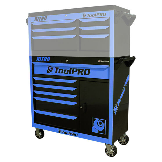 Toolpro Neon Tool Cabinet 6 Drawer Roller Cabinet Nitro 42