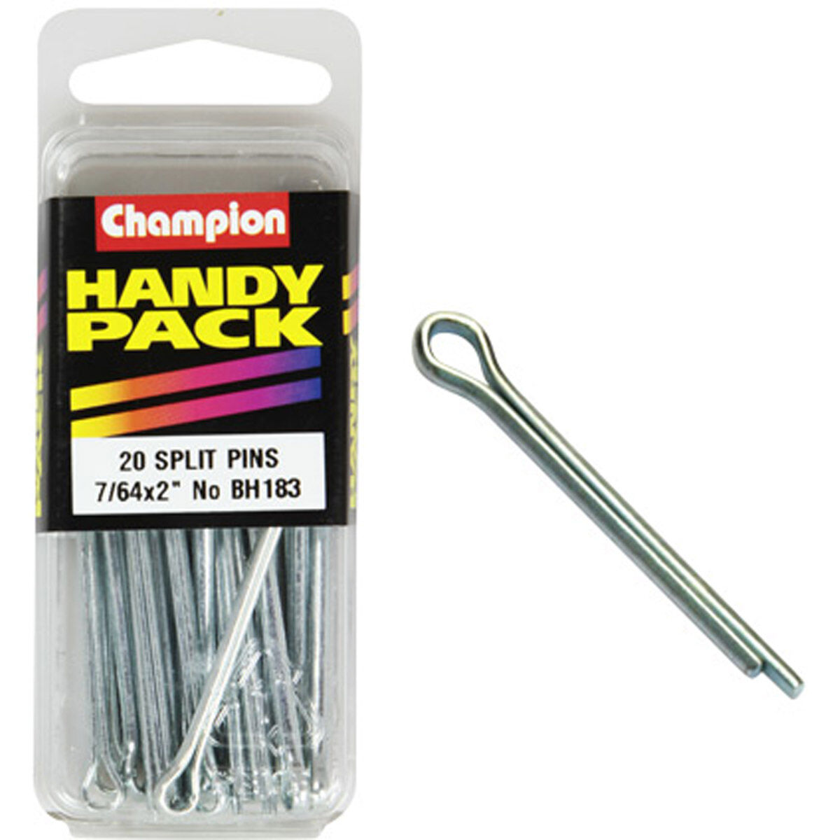 Champion Handy Pack Split Pins BH183, 7/64" X 2", , scaau_hi-res