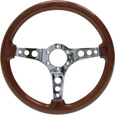 Logano Wood Steering Wheel, , scaau_hi-res