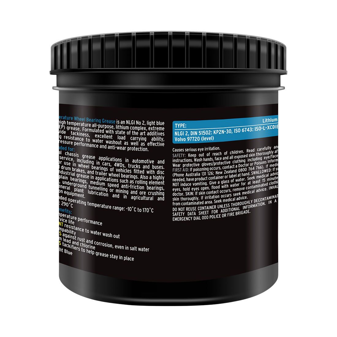 Penrite High Temp Wheel Bearing Grease 500g, , scaau_hi-res