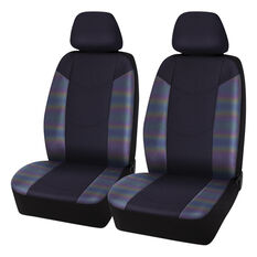 SCA Hologram Mesh Seat Covers - Black, Adjustable Headrests, Airbag compatible, , scaau_hi-res