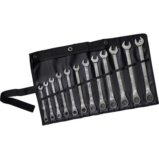 Stanley Ratchet Spanner Set Metric 12 Piece, , scaau_hi-res