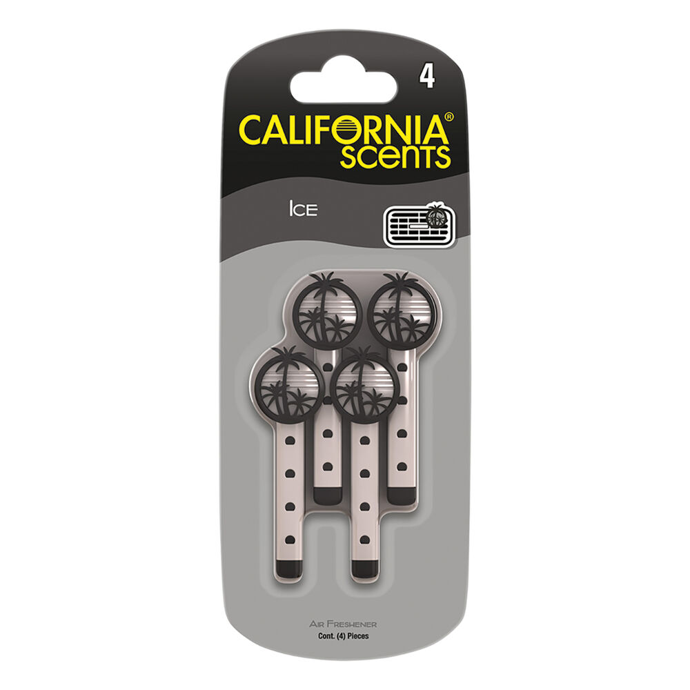 California Scents Vent Stick Air Freshener Ice 4 Pack Supercheap Auto