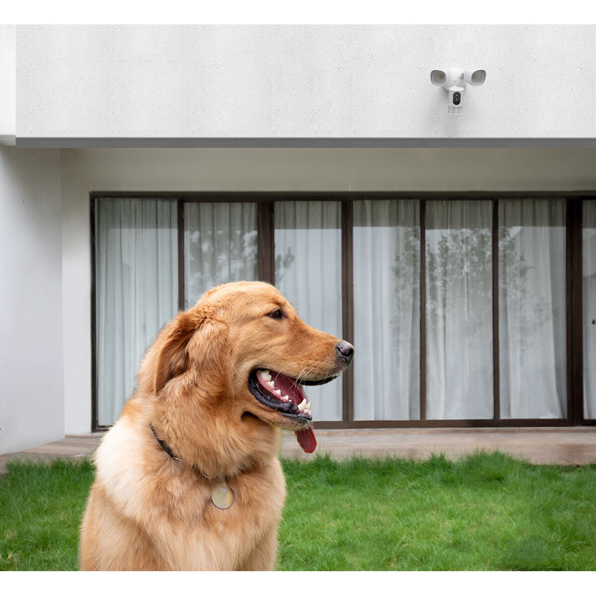 Eufy Smart Floodlight with Camera 1080P White - T8420CW2, , scaau_hi-res