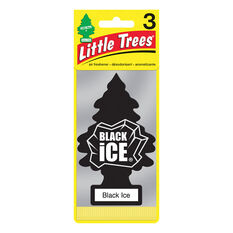 Little Trees Air Freshener - Black Ice 3 Pack, , scaau_hi-res