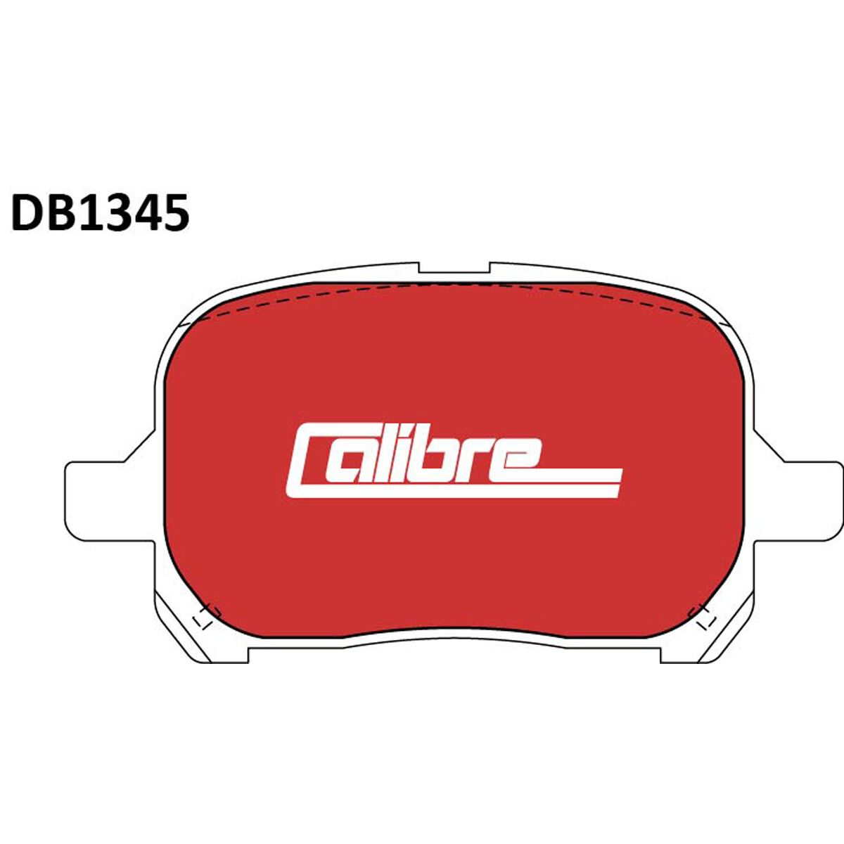 Calibre Disc Brake Pads DB1345CAL, , scaau_hi-res