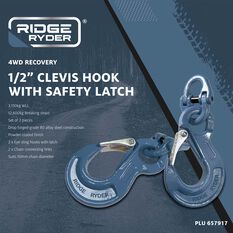 Ridge Ryder Vehicle Safety Chain 10mm 12T 2 Pack, , scaau_hi-res