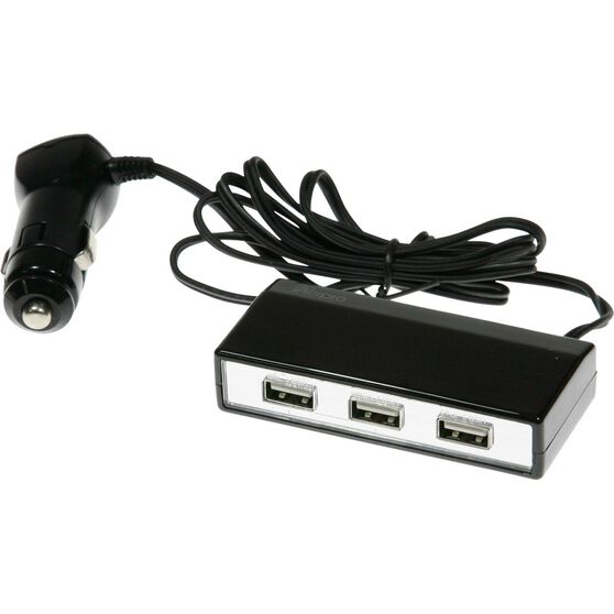 Aerpro Triple USB Charger - 12V, , scaau_hi-res