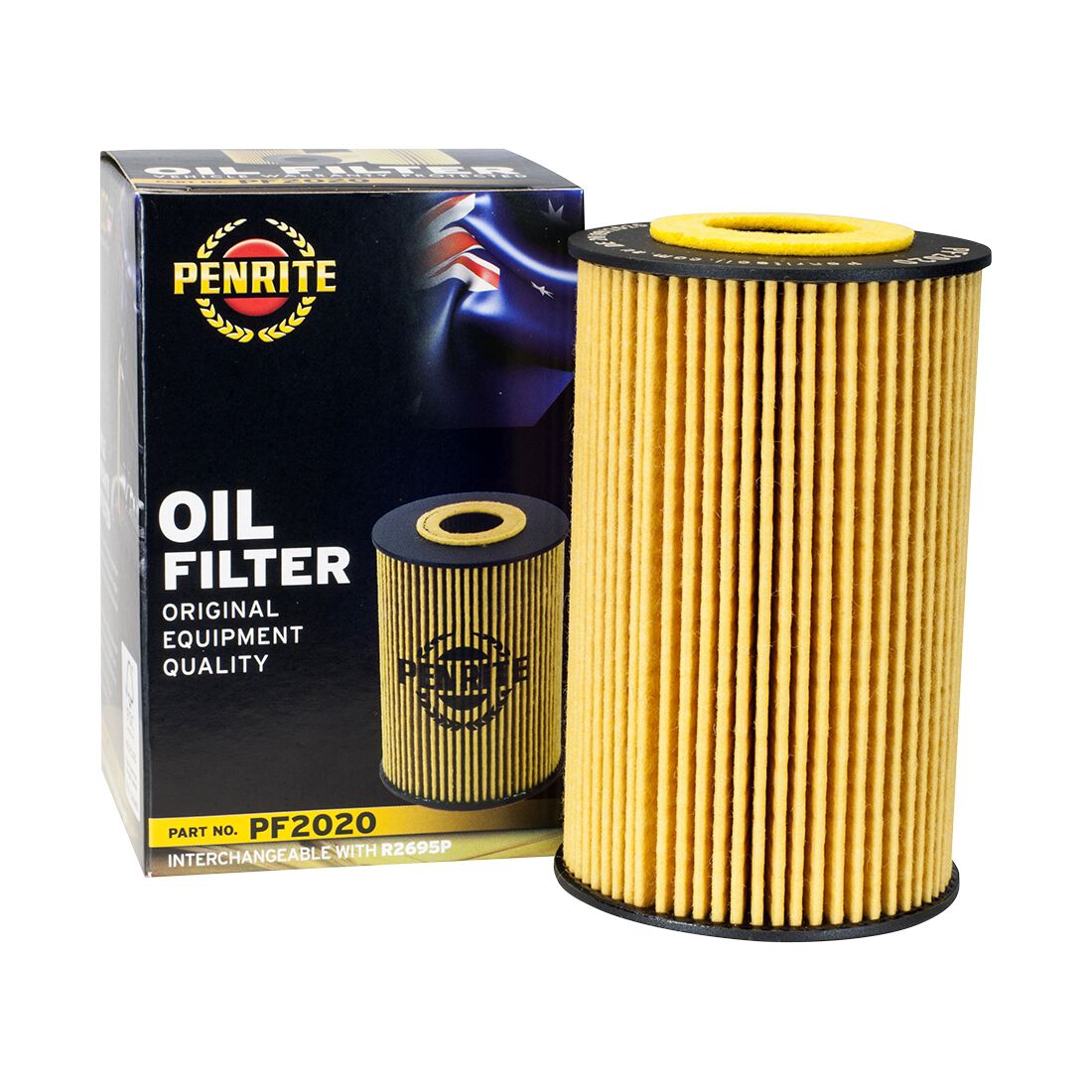 Penrite Oil Filter PF2020 (Interchangeable with R2695P), , scaau_hi-res