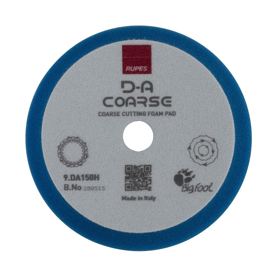 RUPES D-A Coarse Polishing Foam Pad - 130/150mm, , scaau_hi-res