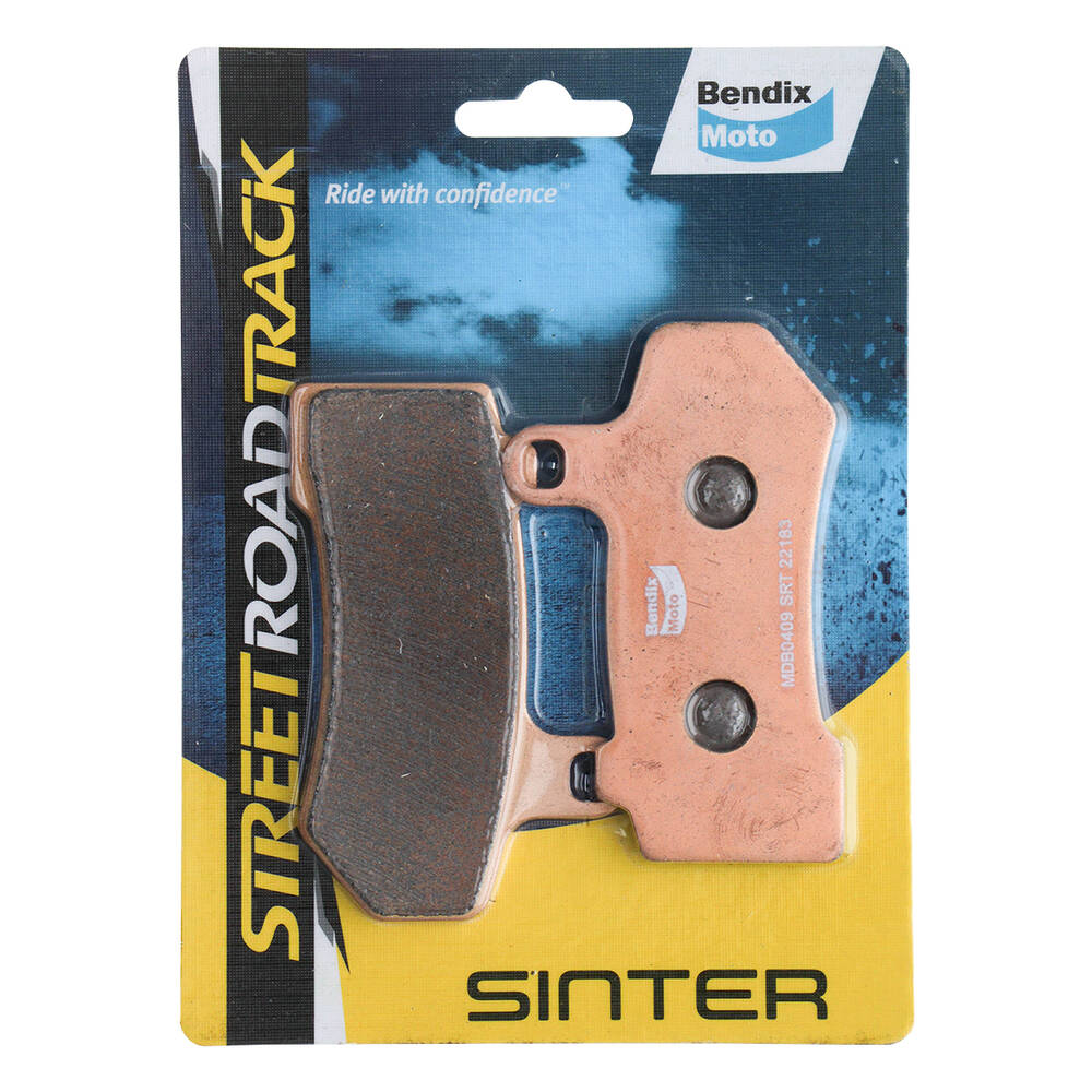 Bendix Street Road Track Motorcycle Disc Brake Pads - MDB0409-SRT ...