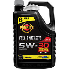 Penrite Full Synthetic Engine Oil - 5W-30 6 Litre, , scaau_hi-res