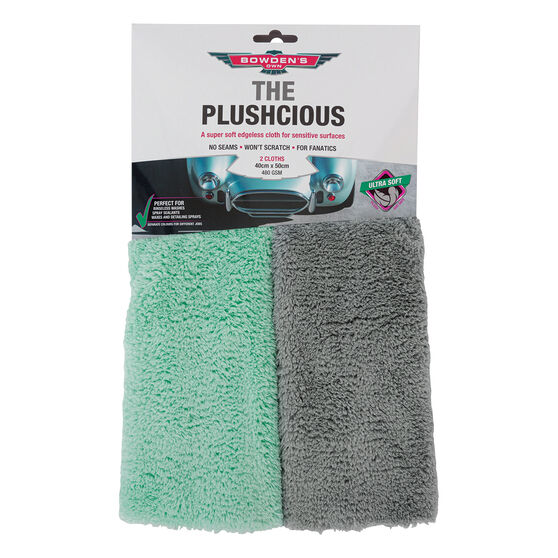 Bowden's Own The Plushcious Edgeless Microfibre Cloths 2 Pack, , scaau_hi-res