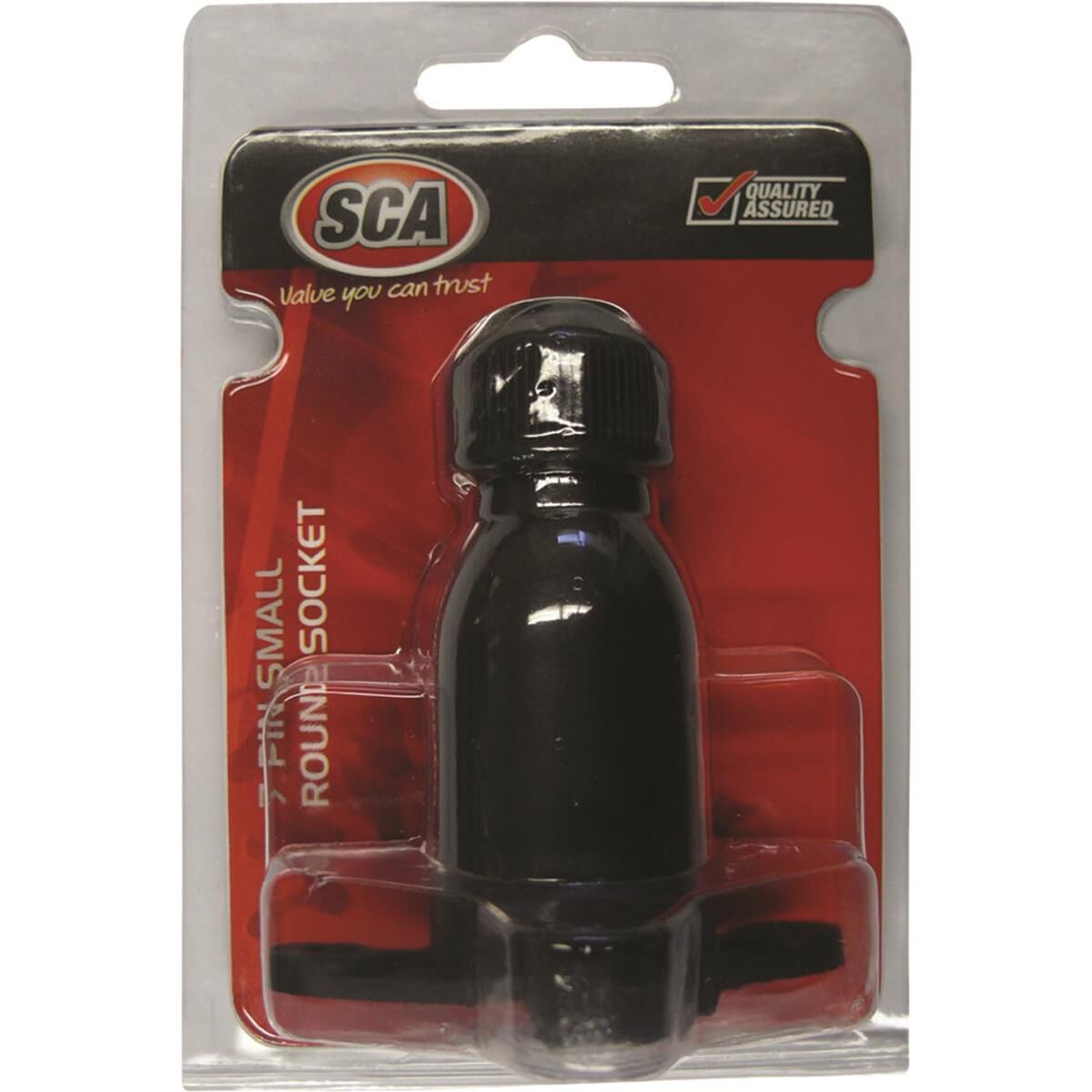 SCA Trailer Socket 7 Pin Small Round, , scaau_hi-res