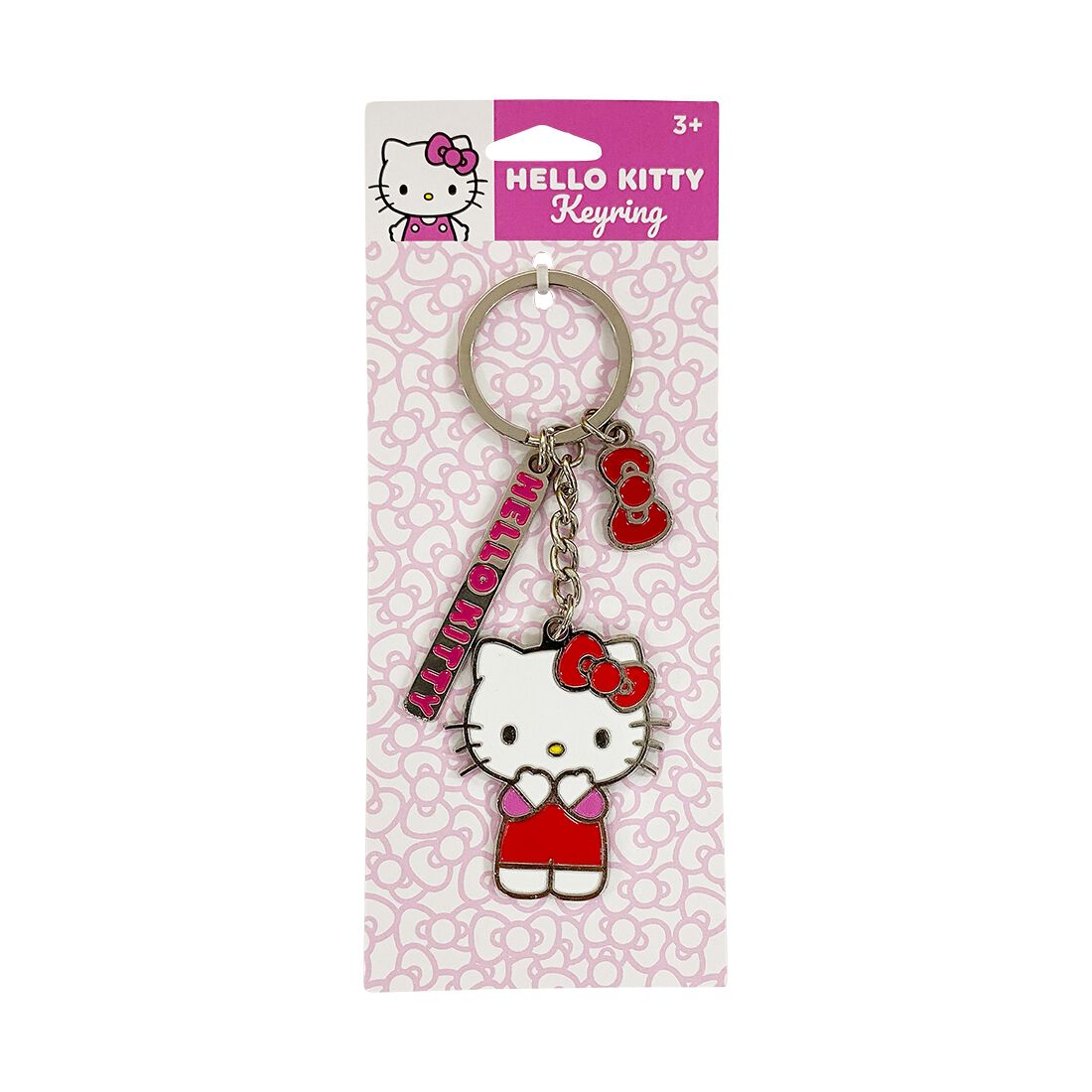 Hello Kitty Keyring Silver, , scaau_hi-res