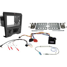 INSTALL KIT TO SUIT HOLDEN COMMODORE VE SERIES 1 DUAL ZONE CLIMATE CONTROL (BLACK), , scaau_hi-res