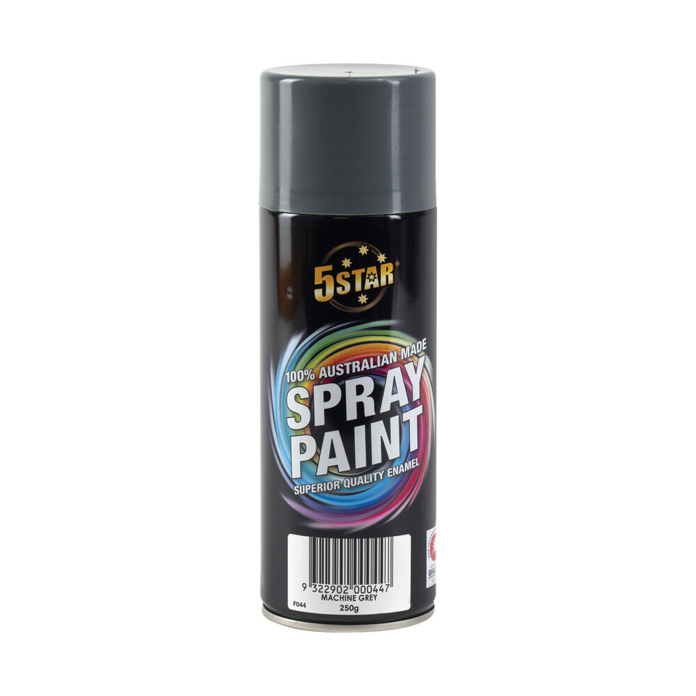 5 Star Enamel Spray Paint Dark Grey 250g | Supercheap Auto