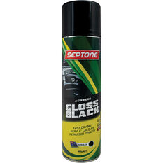 Septone®Acrylic Paint Gloss Black - 400g, , scaau_hi-res