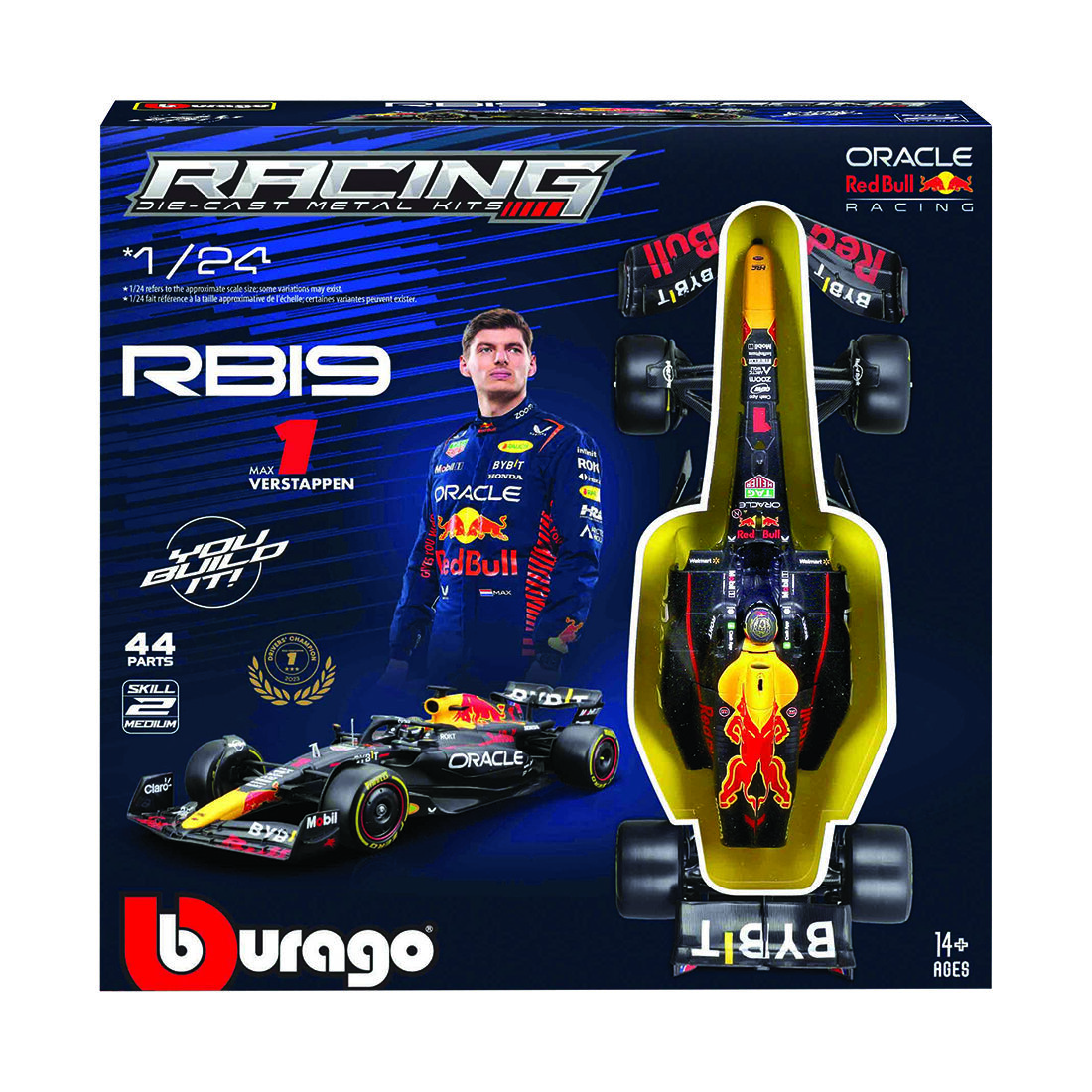 Red Bull Racing RB19 Formula 2023 1:24 Diecast Model, , scaau_hi-res