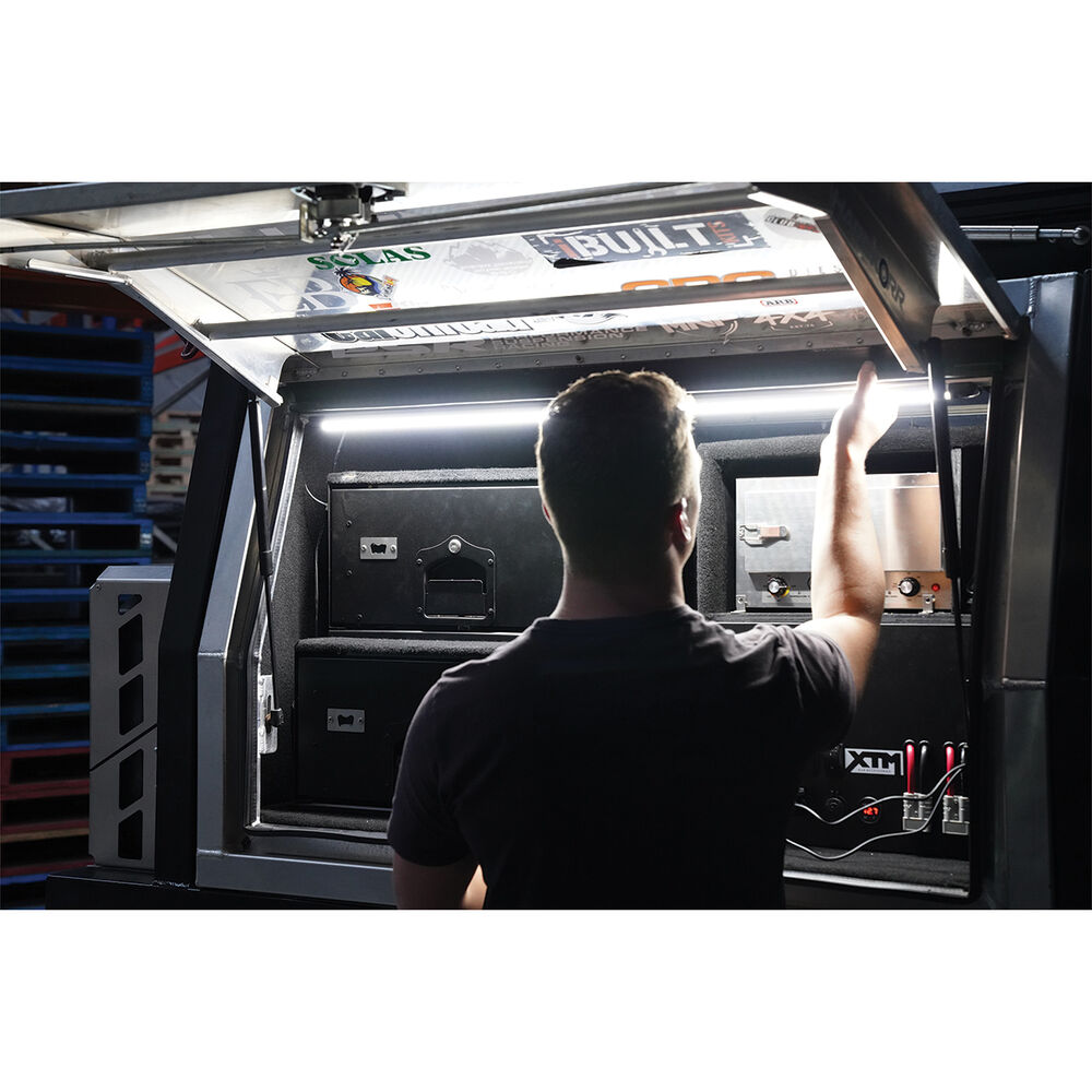 Hardkorr 4 Bar TriColour LED Camp Light Kit Supercheap Auto