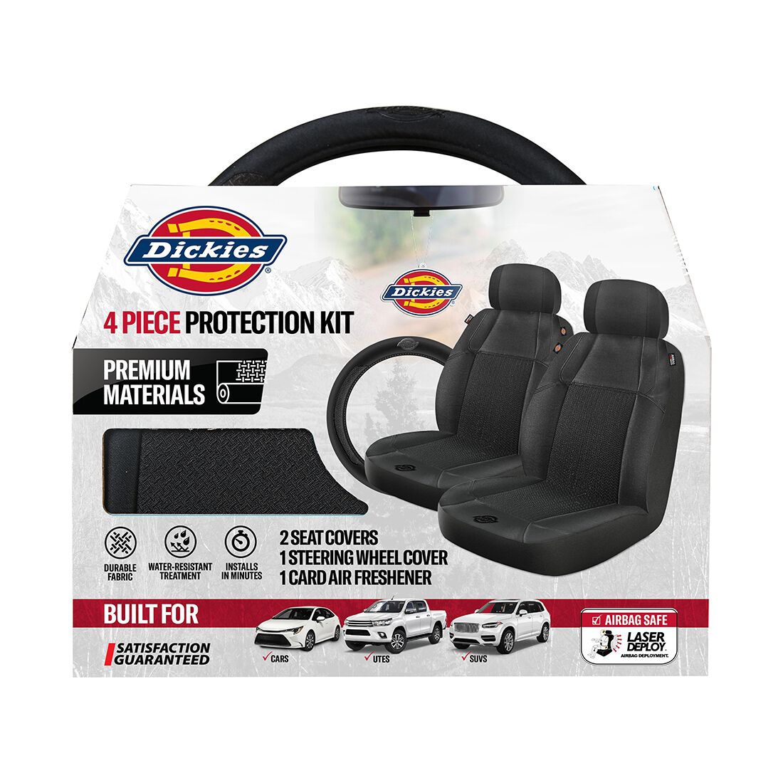 Original Dickies 4PC Protection Kit - Bellevue Black, , scaau_hi-res