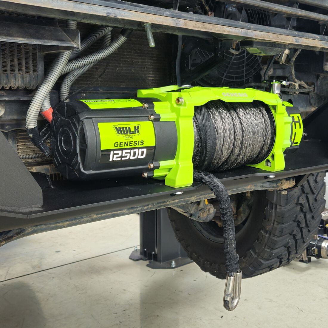 Hulk Genesis Recovery Winch 9,500lb With Synthetic Rope, , scaau_hi-res