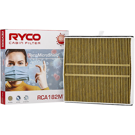 Ryco Cabin Air Filter N99 MicroShield RCA182M, , scaau_hi-res