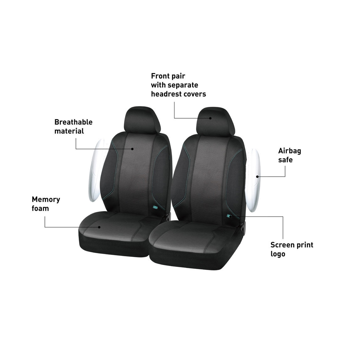 Air cooled outlet seat cover